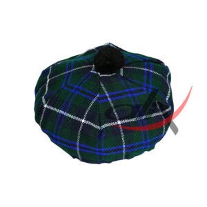 Blue Douglas Tartan Tam o' Shatner Tammy Hat Flat Bonnet - Image 4