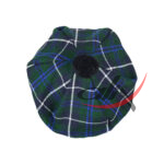 Blue Douglas Tartan Tam o' Shatner Tammy Hat Flat Bonnet