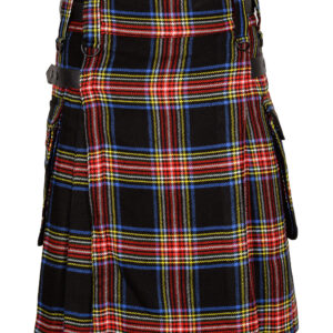 Black Stewart Tartan Kilt