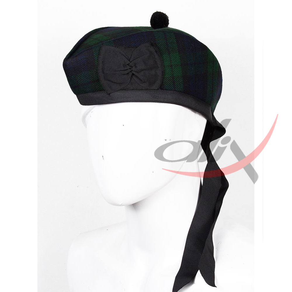 Glengarry Hat Black Watch Scottish