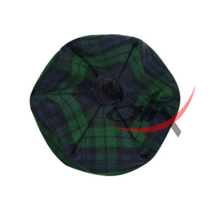 Black Watch Tartan Tam o' Shatner Tammy Hat Flat Bonnet