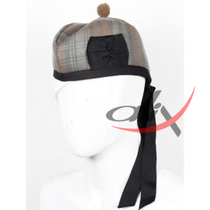 Glengarry Hat Black Watch Weathered