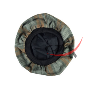 Black Watch Weathered Tartan Tam o' Shatner Tammy Flat Bonnet - Image 4