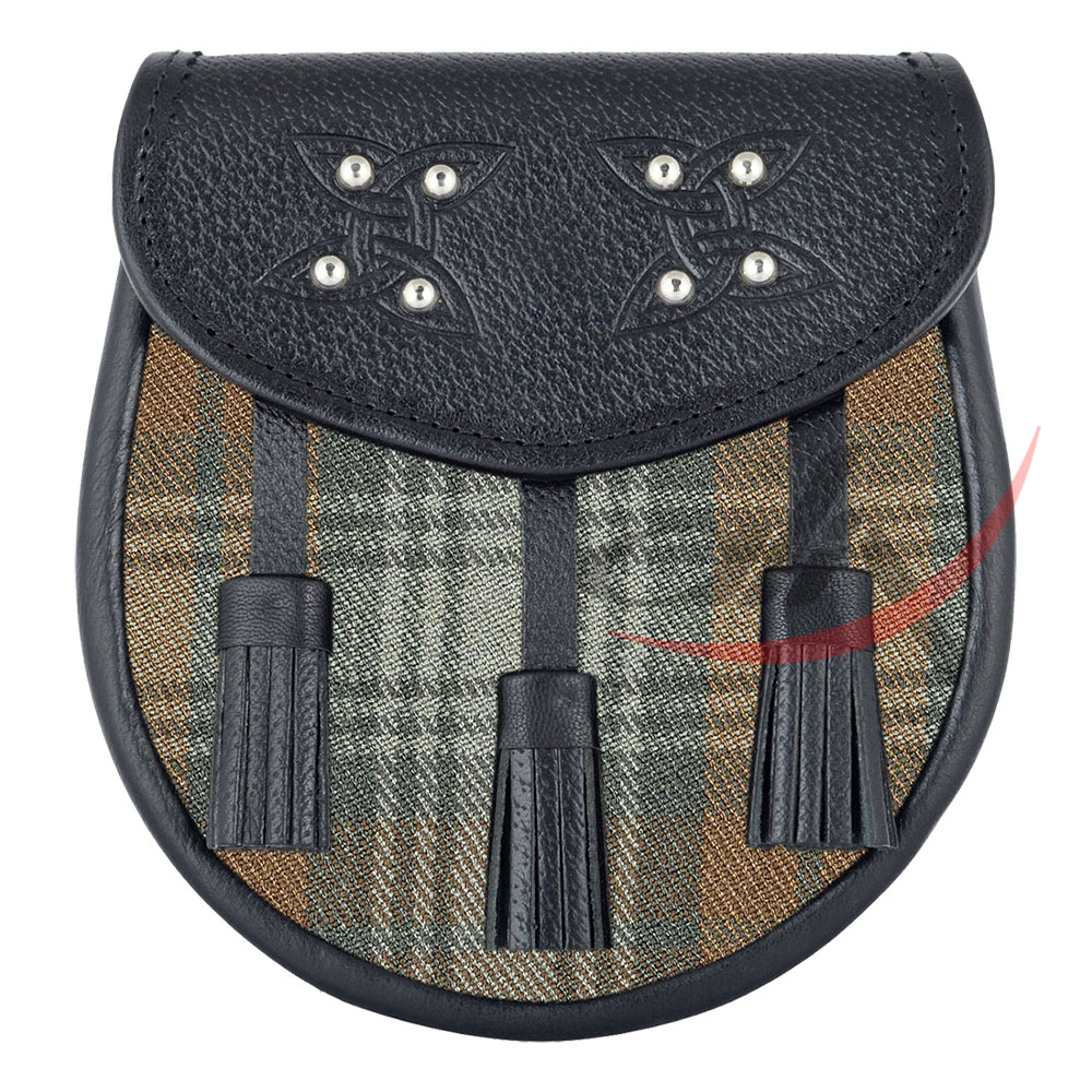 Scottish Sporran Black Watch Weathered