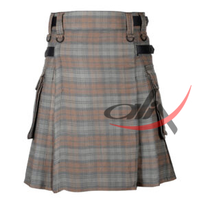 Black Watch Weathered Tartan Kilt