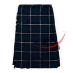 Douglas Blue 8 Yard Kilt for Men Traditional Scottish Tartan Kilt