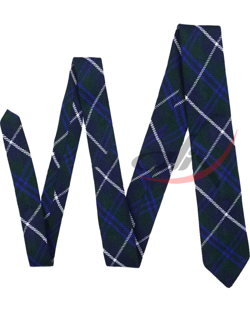 Blue Douglas Tartan Necktie 2.jpg