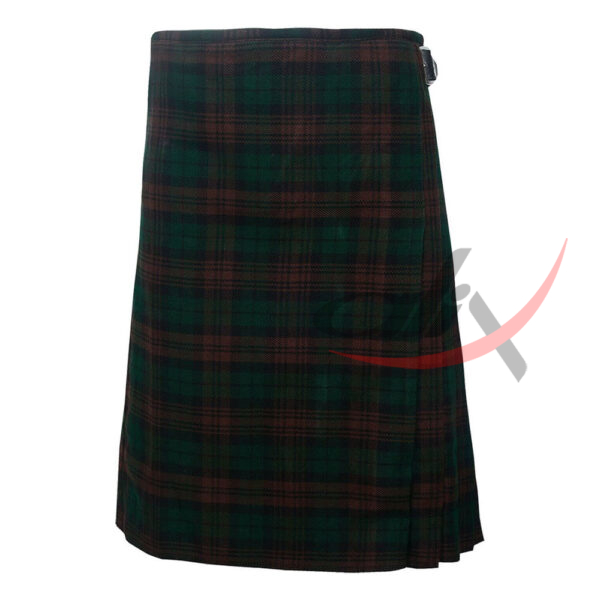 brown-watch-trdational-kilt-front Brown Watch 8 Yard Kilt for Men Traditional Scottish Tartan Kilt