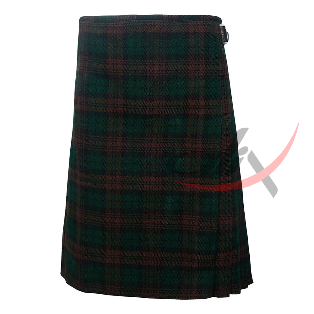 Brown Watch 8 Yard Kilt for Men Traditional Scottish Tartan Kilt