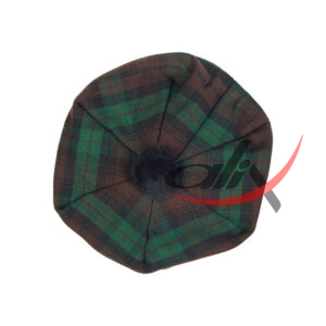 Brown Watch Tartan Tam o' Shatner Tammy Hat Flat Bonnet