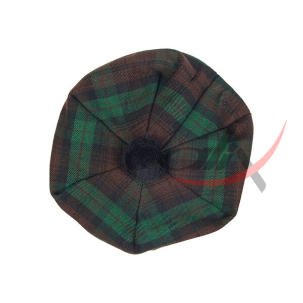 brown-watch-weathered-tam-hat-1 Brown Watch Tartan Tam o' Shatner Tammy Hat Flat Bonnet
