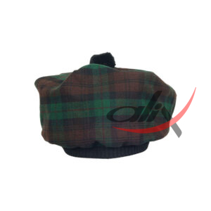 Brown Watch Tartan Tam o' Shatner Tammy Hat Flat Bonnet - Image 4
