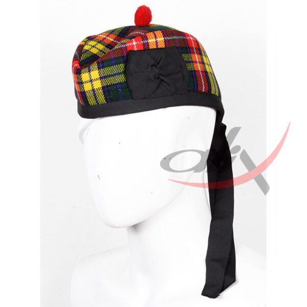 buchanan-glenggary-hat-1 Glengarry Hat Buchanan Tartan Scottish