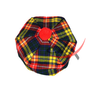Buchanan Tartan Tam o' Shatner Tammy Hat Flat Bonnet