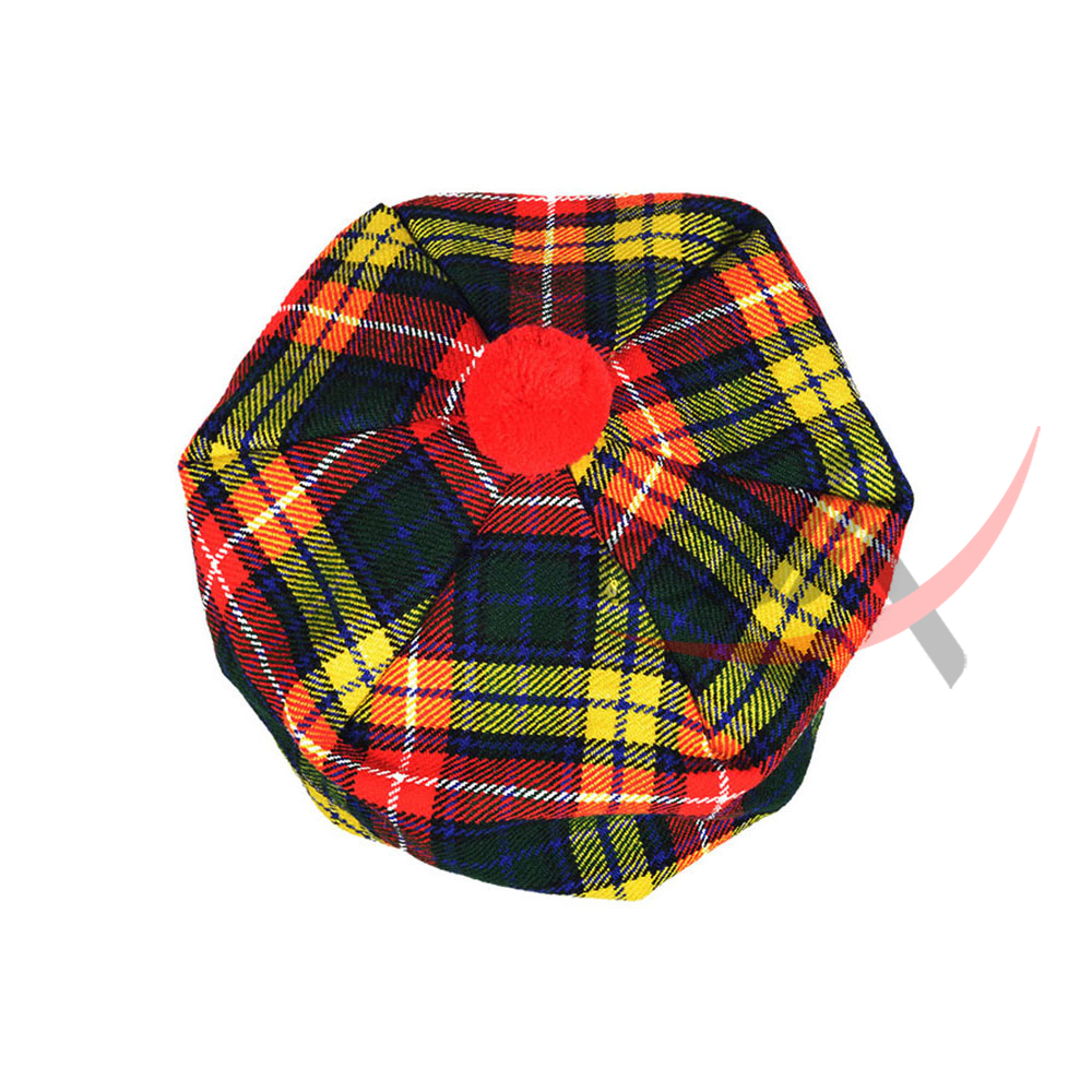 Buchanan Tartan Tam o' Shatner Tammy Hat Flat Bonnet