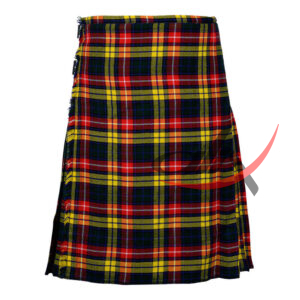 Buchanan 8 Yard Kilt for Men Traditional Scottish Tartan Kilt
