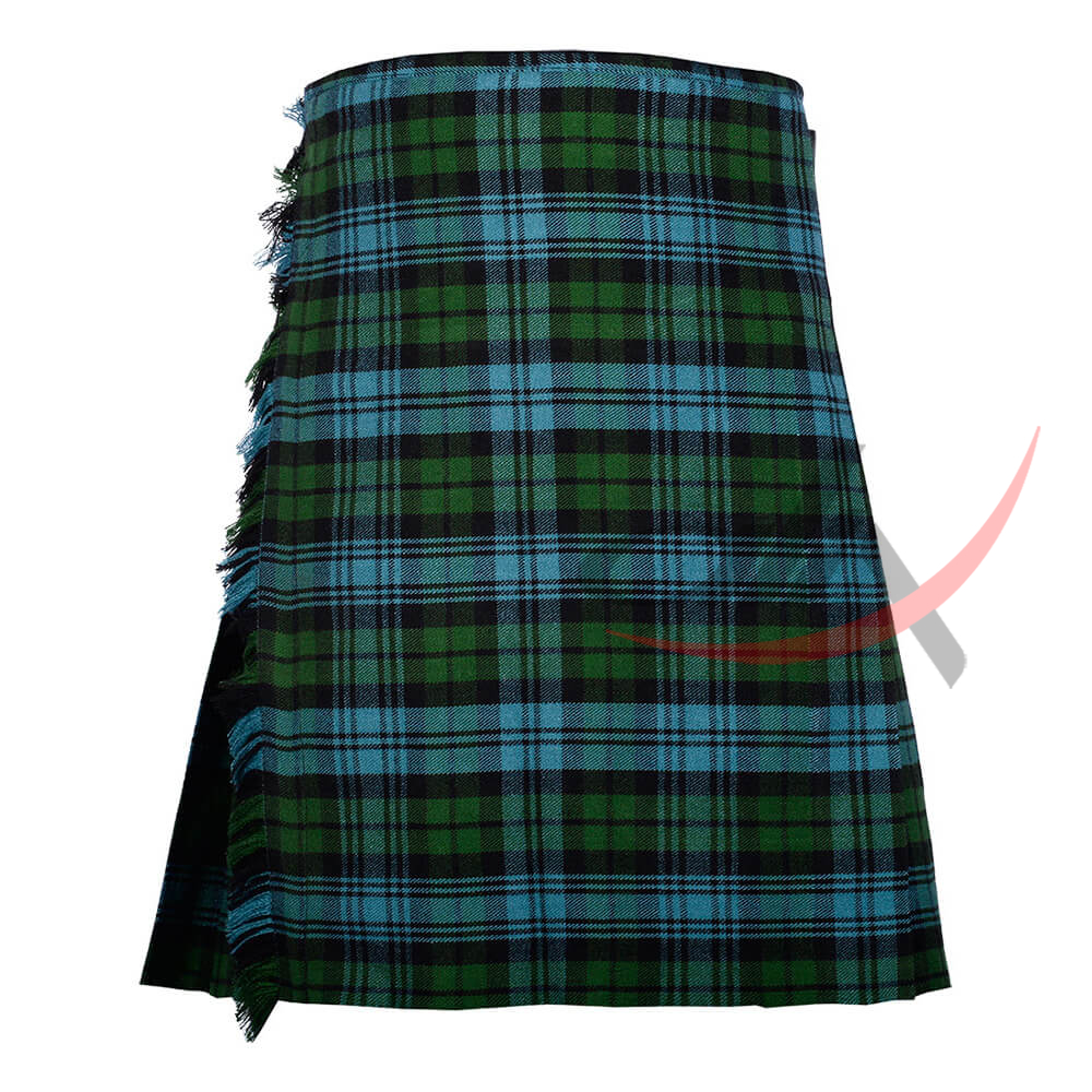 Campbell Ancient 8 Yard Kilt for Men Traditional Scottish Kilt