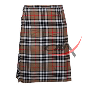 Camel Thomson 8 Yard Kilt for Men Traditional Scottish Kilt
