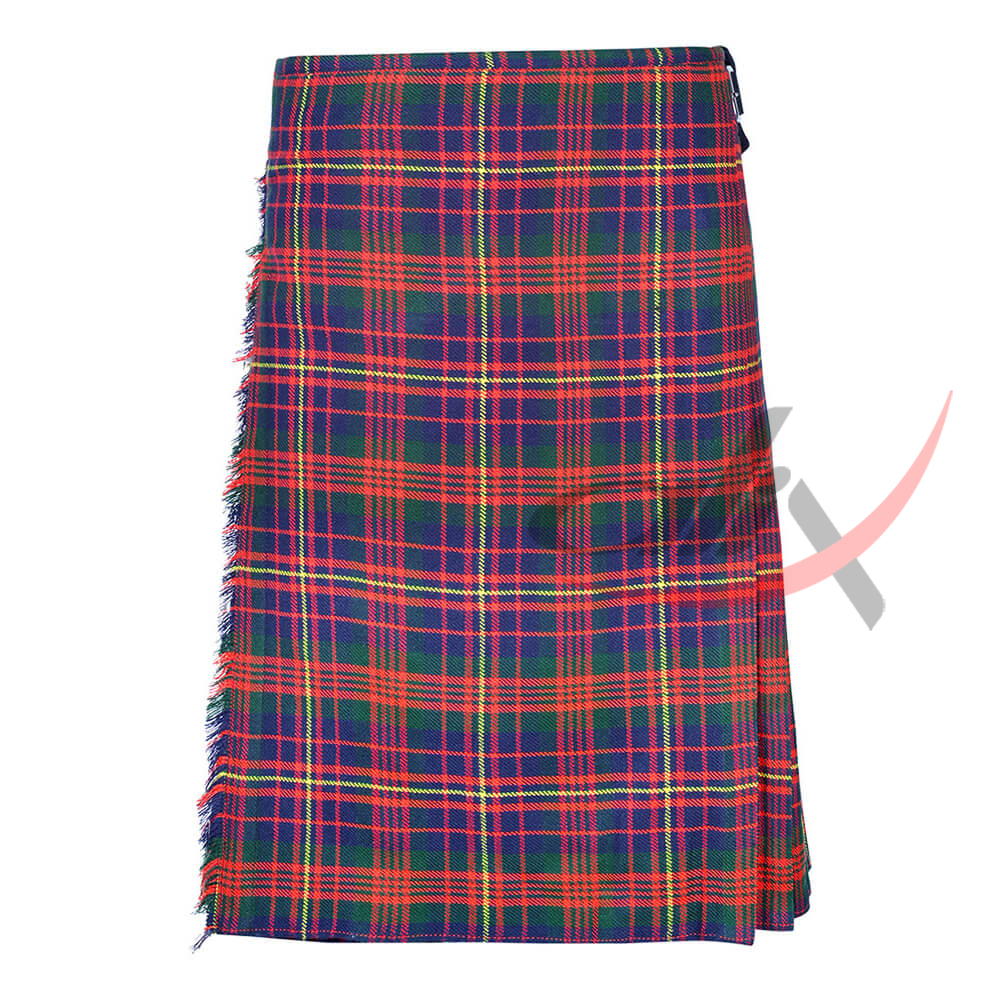 Cameron Tartan 8 Yard Kilt for Men Traditional Scottish Kilt