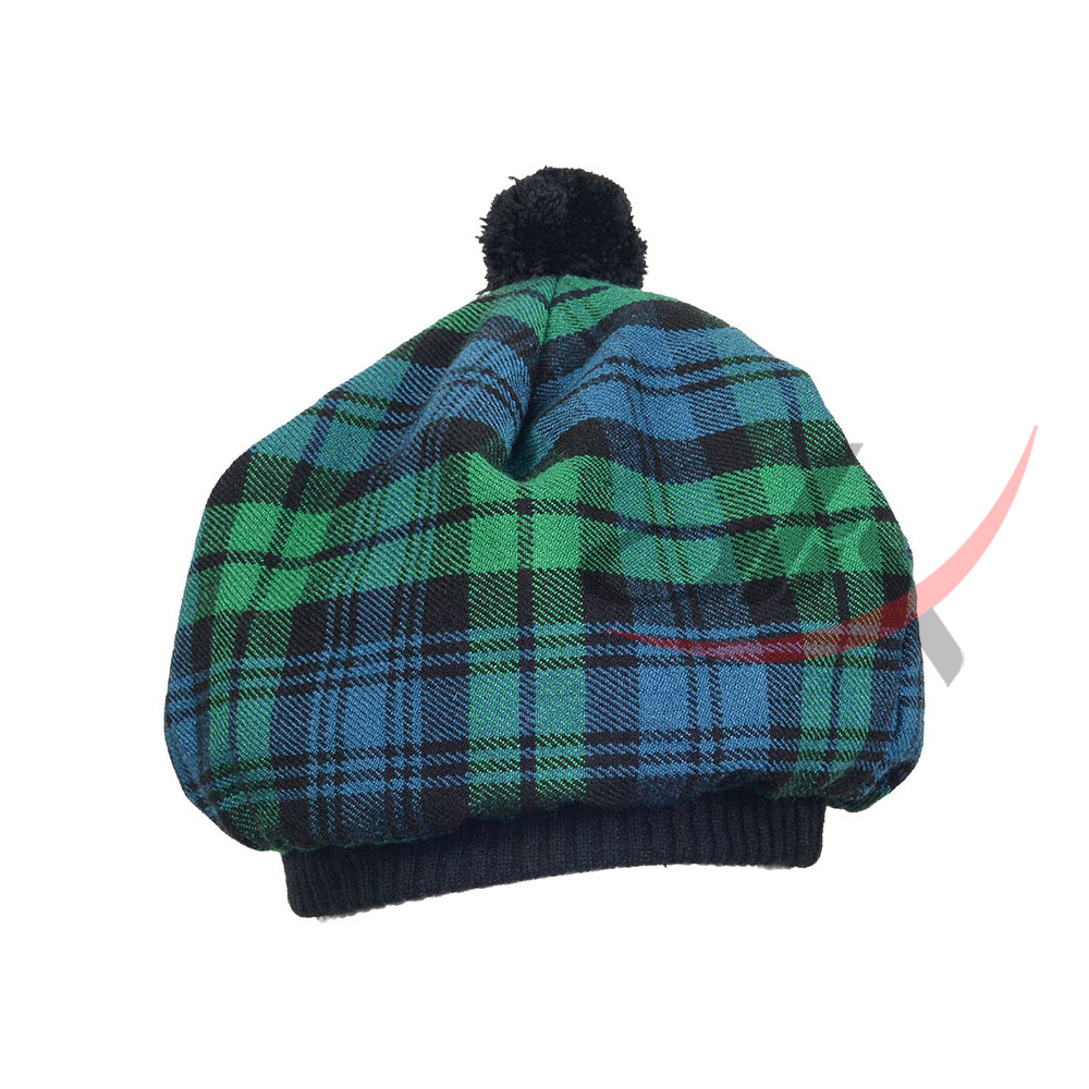 Campbell Ancient Tartan Tam o' Shatner Tammy Hat Flat Bonnet