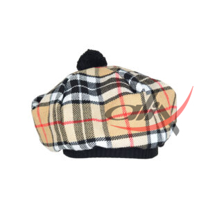Campbell Thompson Tartan Tam o' Shatner Tammy Hat Flat Bonnet