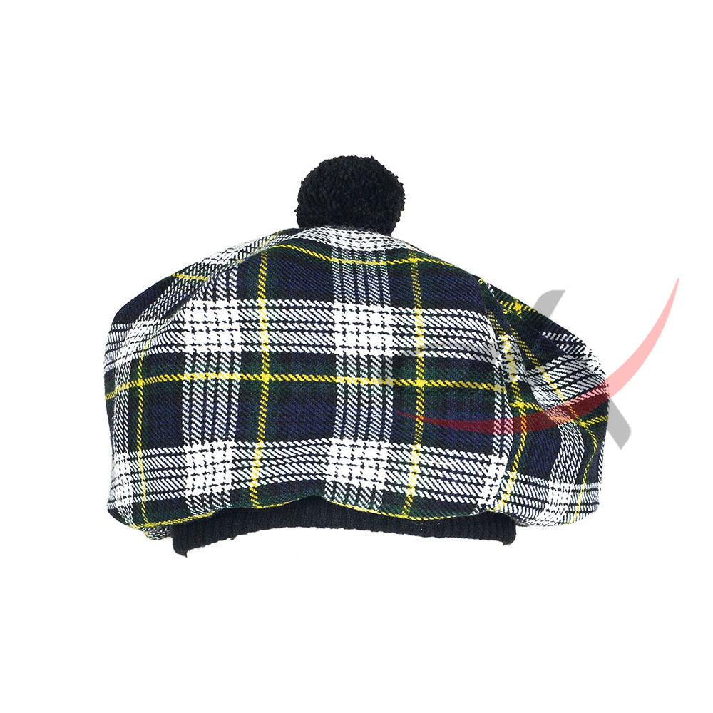 Dress Gordon Tartan Tam o' Shatner Tammy Hat Flat Bonnet