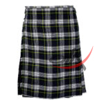 Dress Gordon Tartan 8 Yard Kilt for Men Traditional Scottish Kilt