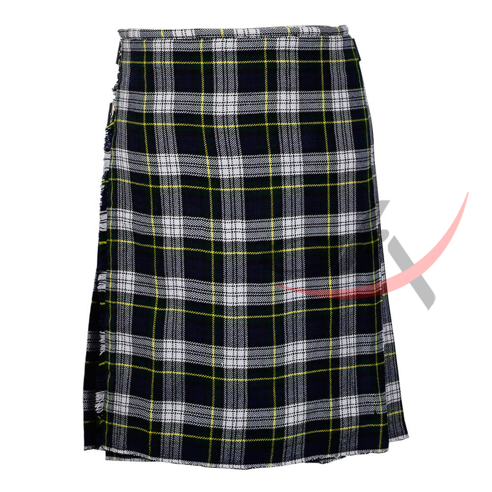 Dress Gordon Tartan 8 Yard Kilt for Men Traditional Scottish Kilt