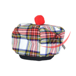 Dress Stewart Tartan Tam o' Shatner Tammy Hat Flat Bonnet