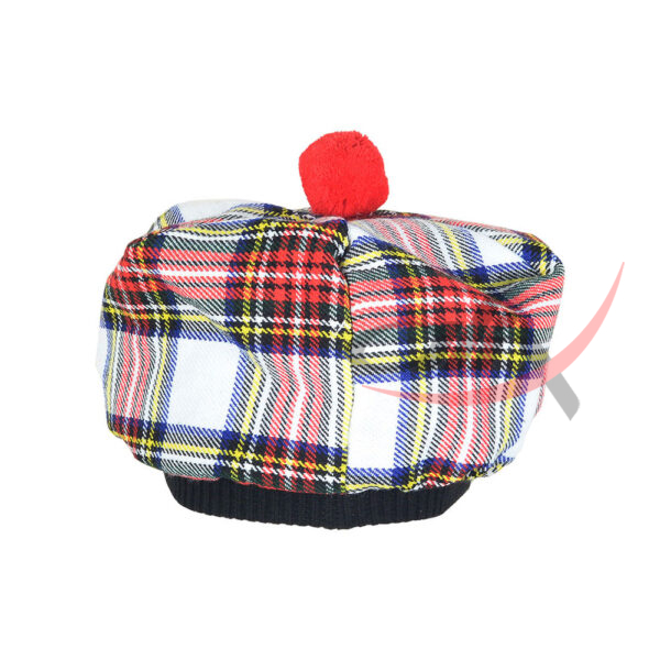 dress-stewart-tam-hat-3 Dress Stewart Tartan Tam o' Shatner Tammy Hat Flat Bonnet