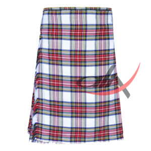 Dress Stewart Tartan 8 Yard Kilt for Men Traditional Scottish Kilt