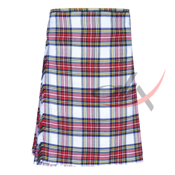 Dress Stewart Tartan 8 Yard Kilt for Men Traditional Scottish Kilt