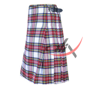 Dress Stewart Tartan 8 Yard Kilt for Men Traditional Scottish Kilt - Image 2