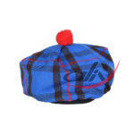 Elliot Modern Tartan Tam o' Shatner Tammy Hat Flat Bonnet