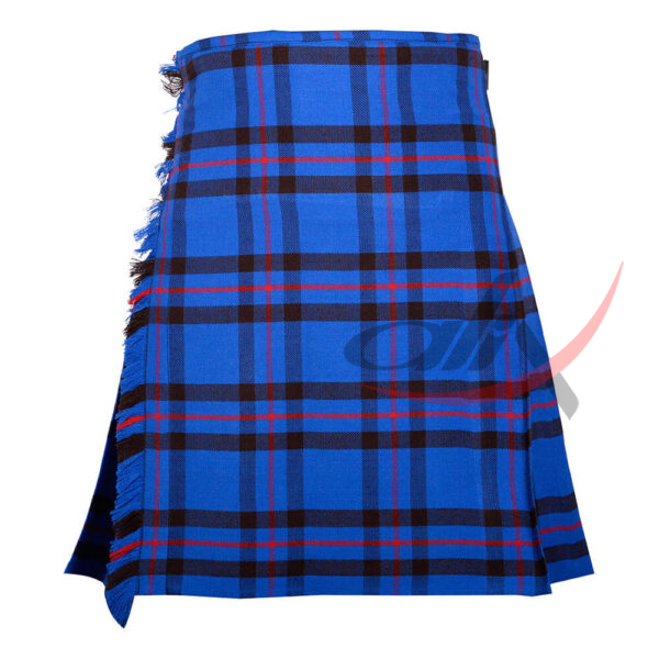 elliot-modern-trdational-kilt-front Elliot Modern Tartan 8 Yard Kilt for Men Traditional Scottish Kilt