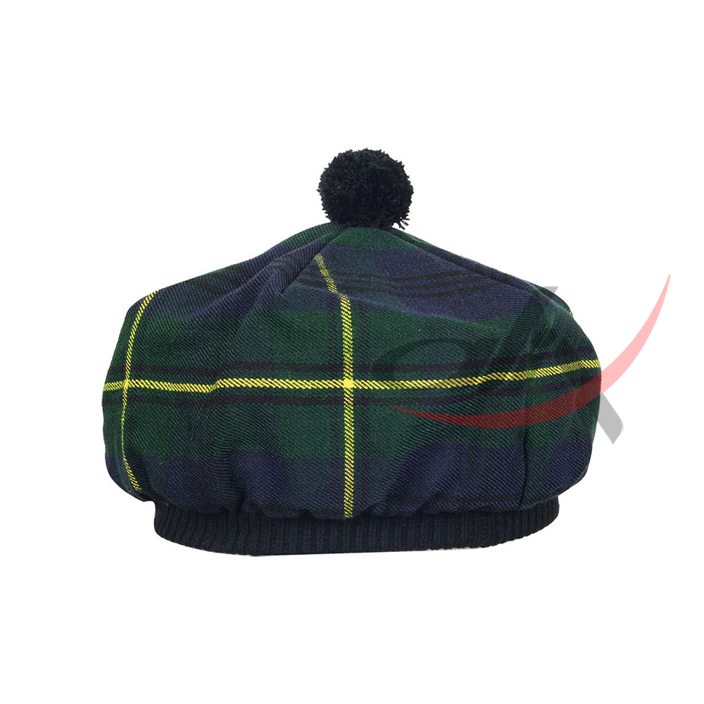 Gordon Tartan Tam o' Shatner Tammy Hat Flat Bonnet