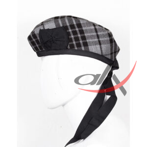 Glengarry Hat Grey Watch Tartan Scottish - Image 2