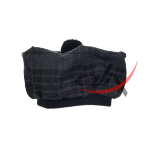Grey Watch Tartan Tam o' Shatner Tammy Hat Flat Bonnet - Image 3