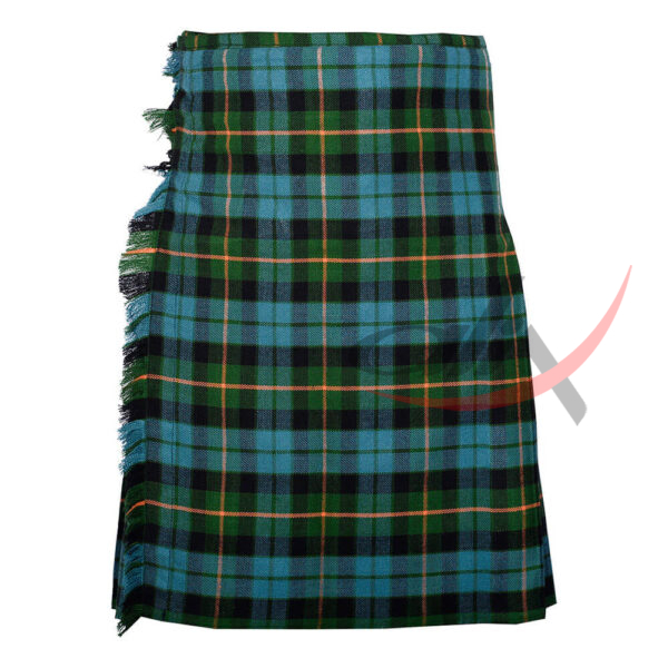 gunn-acvient-traditional-tartan-kilt-front Gunn Ancient Tartan 8 Yard Kilt for Men Traditional Scottish Kilt