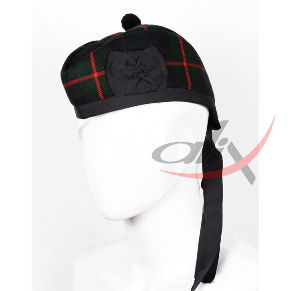 gunn-glenggary-hat-1 Glengarry Hat Gunn Tartan Scottish