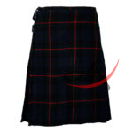 Gunn Tartan 8 Yard Kilt for Men Traditional Scottish Kilt