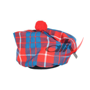 Hamilton Red Tartan Tam o' Shatner Tammy Hat Flat Bonnet - Image 3