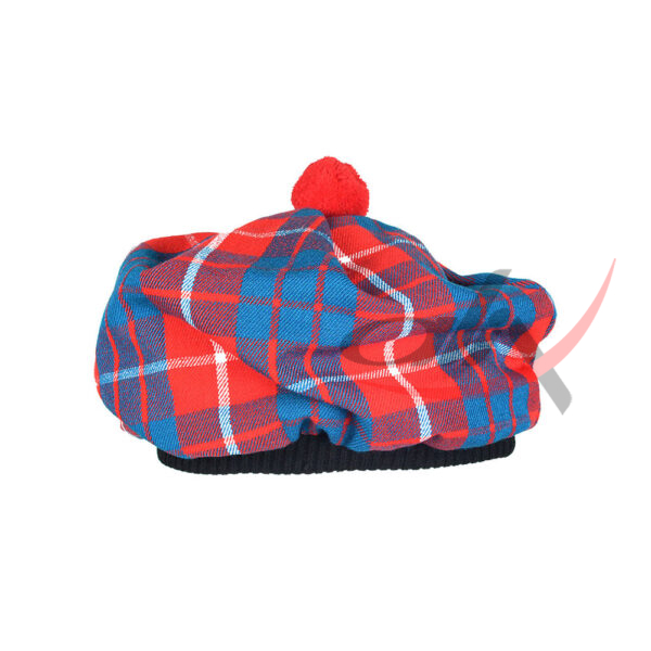 hamilton-red-tam-hat-3 Hamilton Red Tartan Tam o' Shatner Tammy Hat Flat Bonnet
