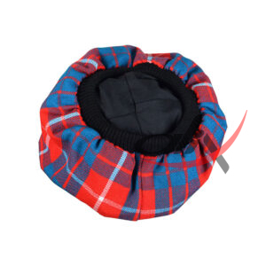 Hamilton Red Tartan Tam o' Shatner Tammy Hat Flat Bonnet - Image 6