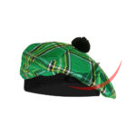 Irish Heritage Tartan Tam o' Shatner Tammy Hat Flat Bonnet