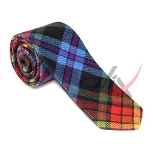LGBTQ Pride Tartan NeckTie