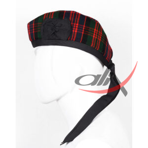 Glengarry Hat MacDonald Tartan Scottish Traditional - Image 2