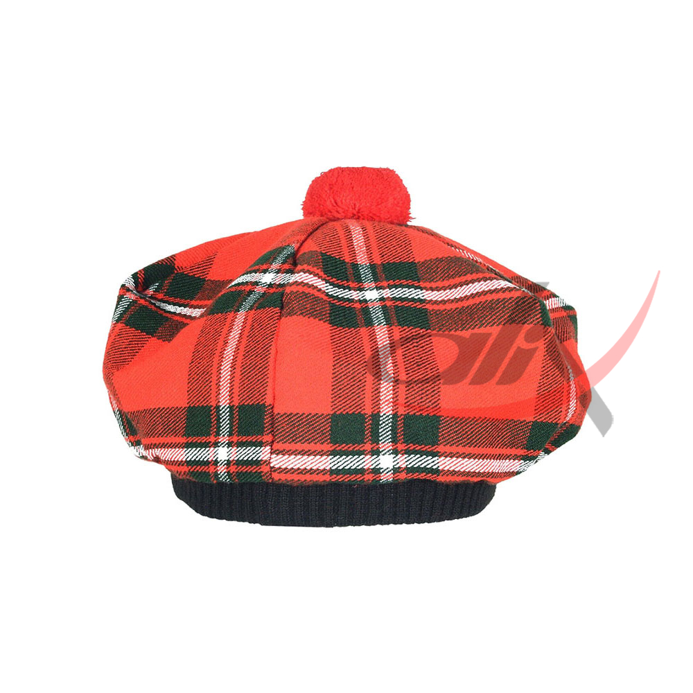 MacGregor Tartan Tam o' Shatner Tammy Hat Flat Bonnet