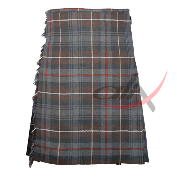 mackenzie-weatherd-traditional-tartan-kilt-front Mackenzie Weathered Tartan 8 Yard Kilt for Men