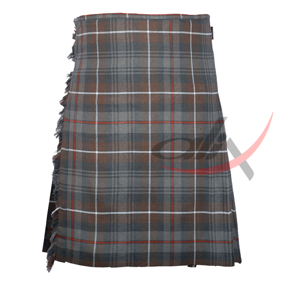 Mackenzie Weathered Tartan 8 Yard Kilt for Men